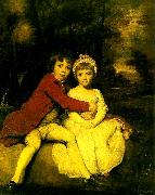 master parker and his sister, theresa Sir Joshua Reynolds